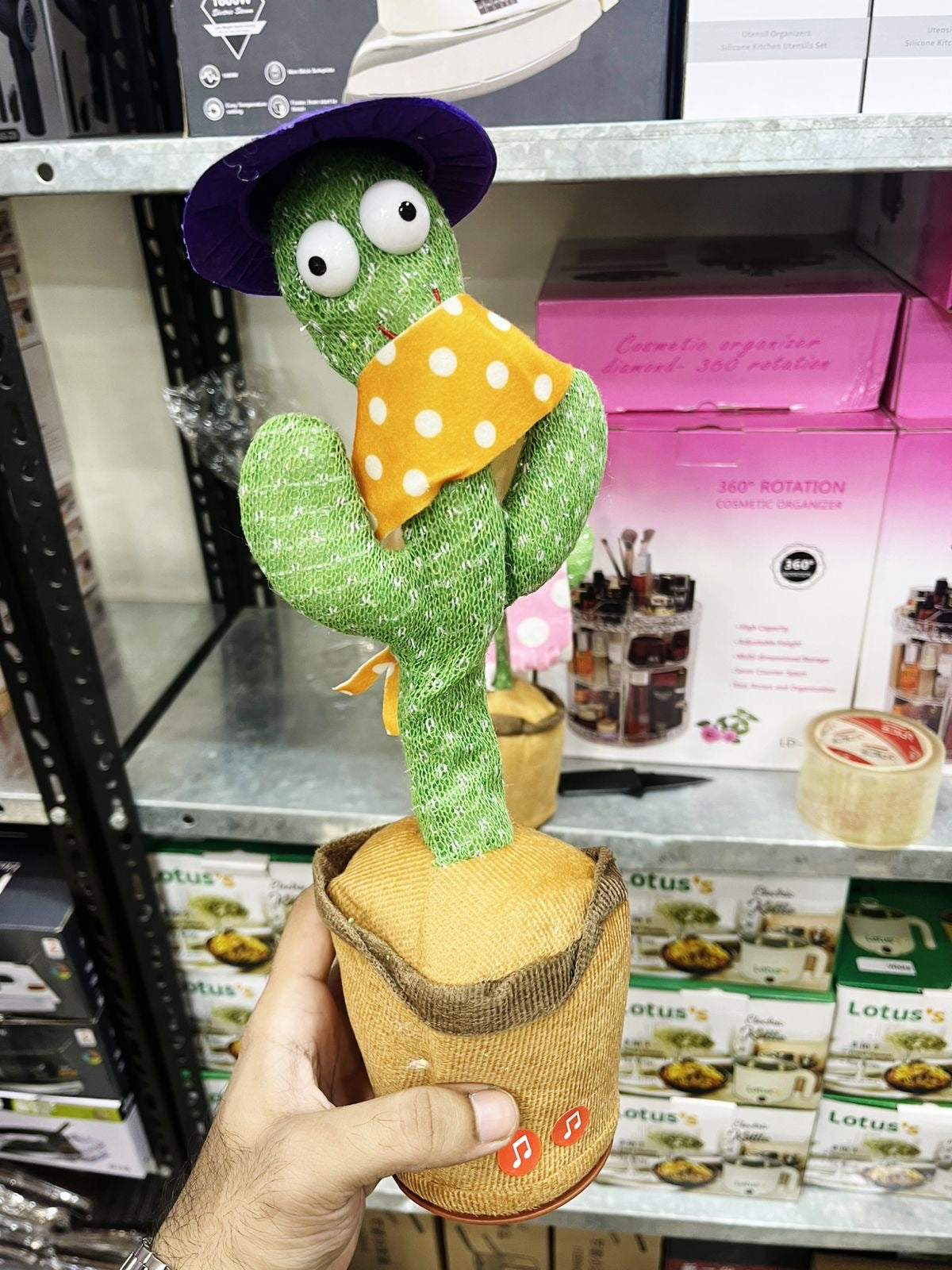*Rechargeable Dancing Cactus and Talking Toy for Kids with box*
