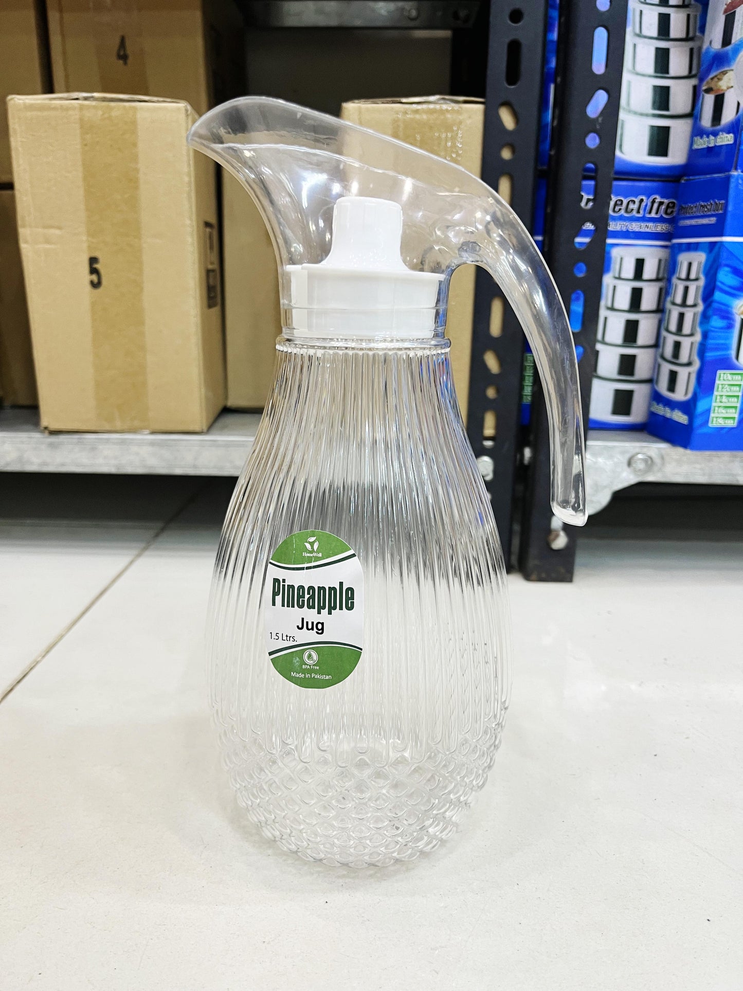 *Hard Plastic Pineapple Jug 1.5liter*