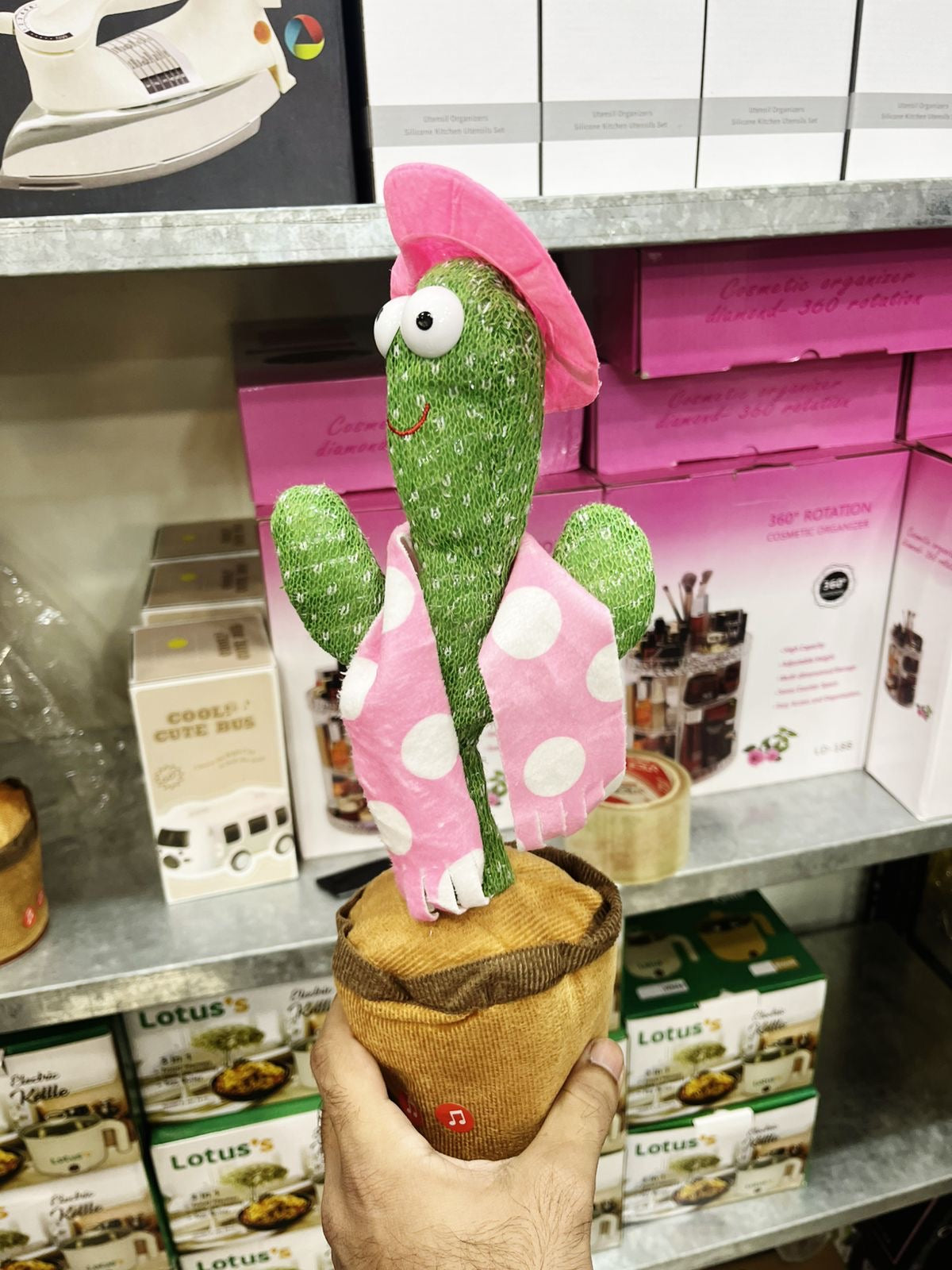 *Rechargeable Dancing Cactus and Talking Toy for Kids with box*
