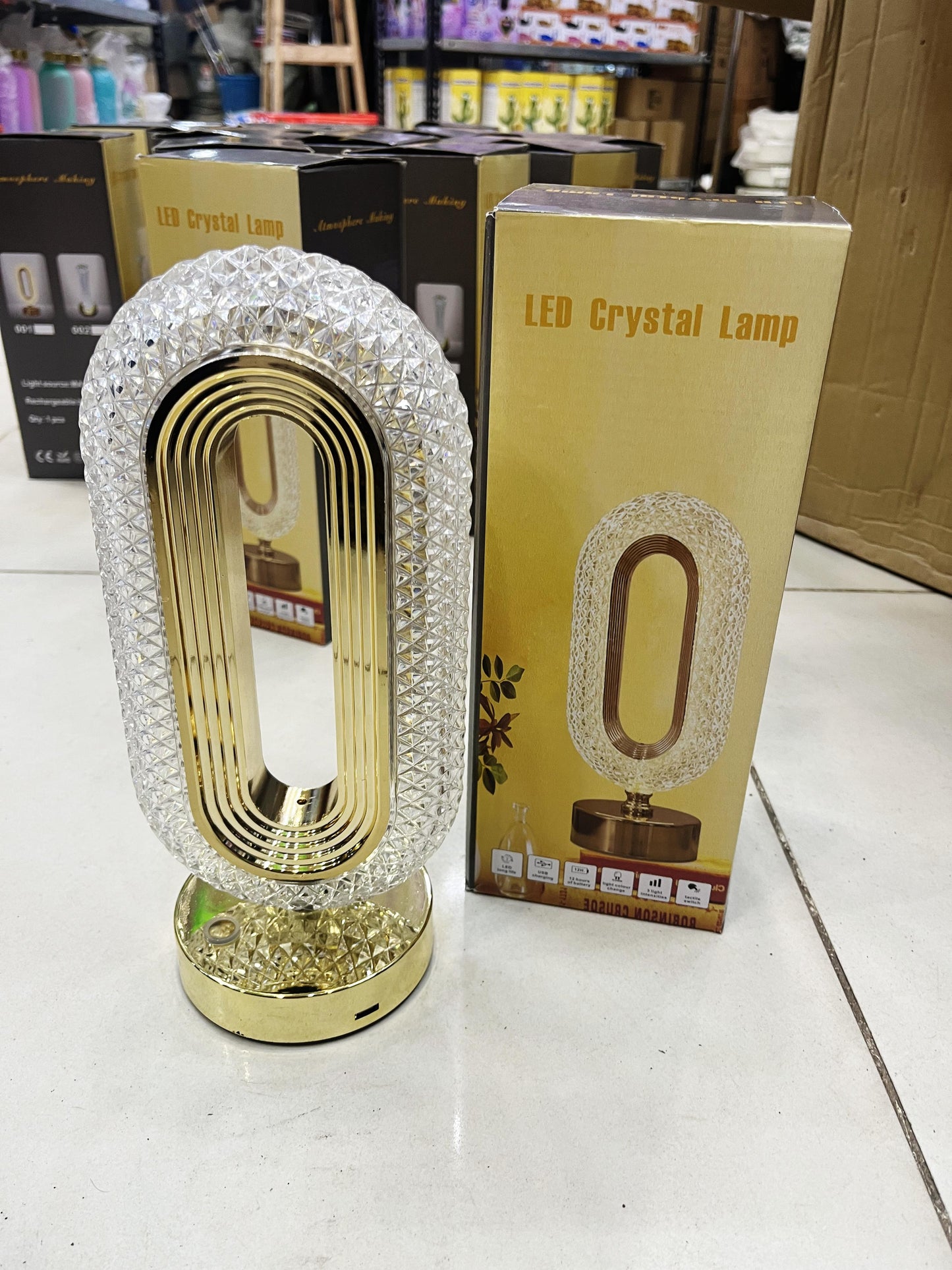 *LED Crystal Lamp Rechargeable*