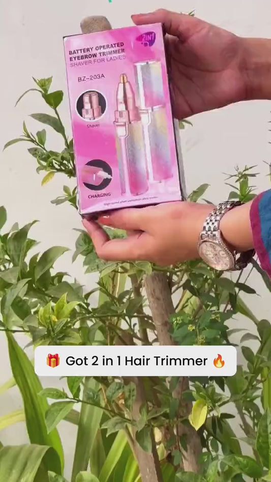 Eyebrow Trimmer 2 In 1 Trimmer