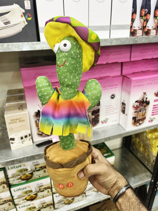 *Rechargeable Dancing Cactus and Talking Toy for Kids with box*