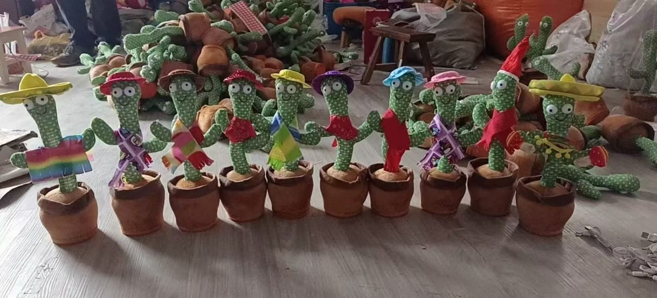 *Rechargeable Dancing Cactus and Talking Toy for Kids with box*