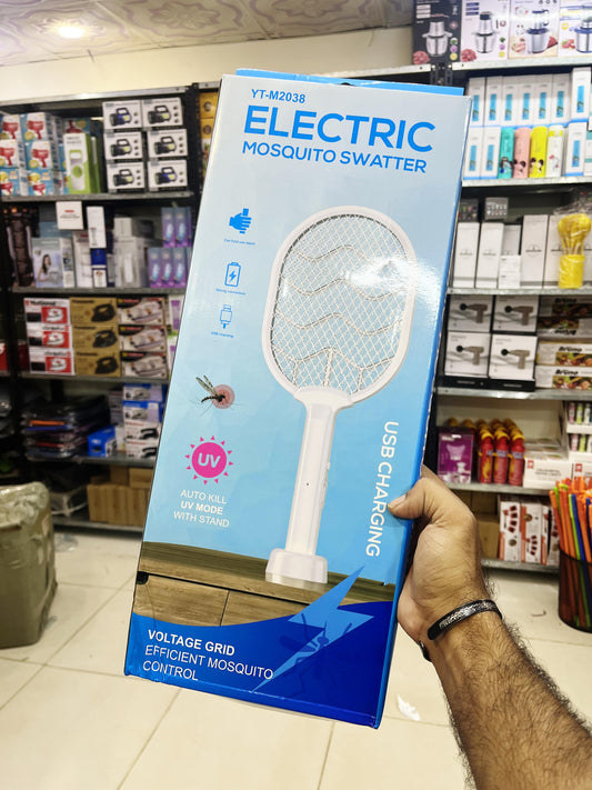 *Mosquito Racket with Stand chargeable*