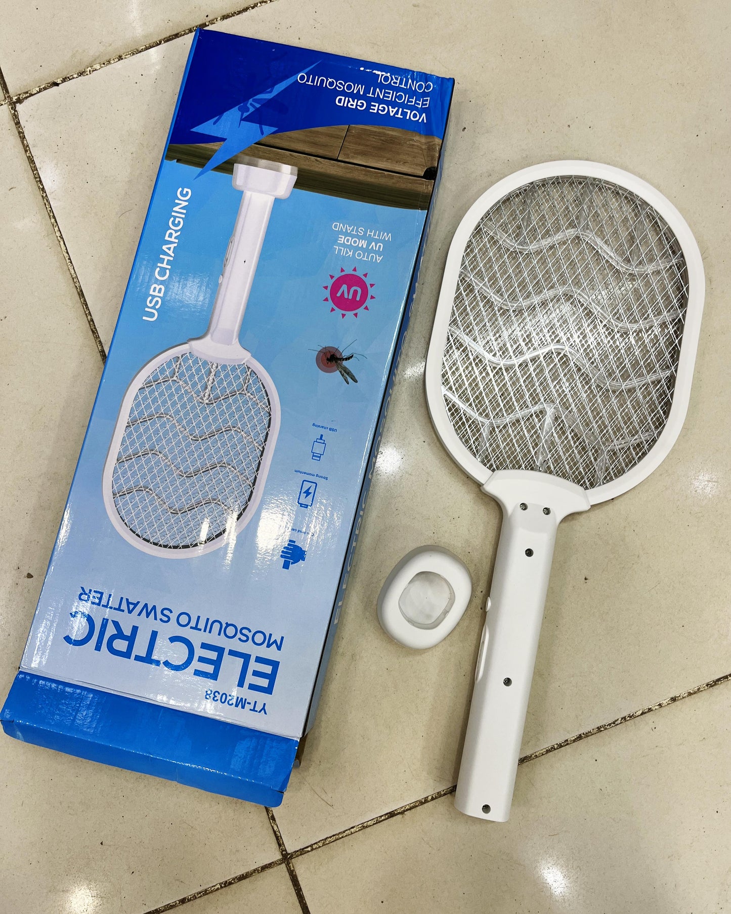 *Mosquito Racket with Stand chargeable*