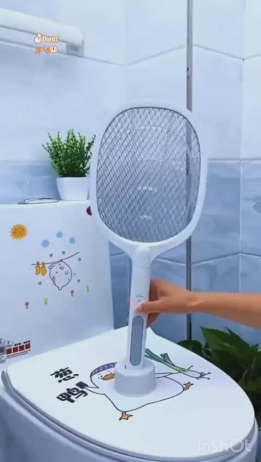 *Mosquito Racket with Stand chargeable*